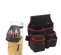 Tool Belt, Tool Storage Bag Pouch Belt Toolkit Drill Waist Wrench Screwdriver Bags Organizer(Brown)