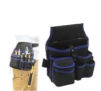 Tool Belt, Tool Storage Bag Pouch Belt Toolkit Drill Waist Wrench Screwdriver Bags Organizer(Green)