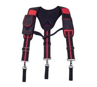 Tool Belt with Shoulder Straps - Heavy Duty Safety Harness, Adjustable Construction Tool Pouch for Men, Breathable Oxford Cloth Work Belt, Profess Carpenter