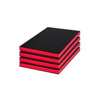 Tool Box Foam 16x12x1.5 Inch 4Pack, Foam Inserts for Cases, Polyethylene Storage Sheets for Toolbox Hard Case
