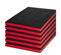 Tool Box Foam 6Pack 18x12x1 Inch, Foam Inserts for Cases, Polyethylene Storage Sheets for Toolbox Hard Case, Tool Shadow