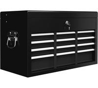 Tool Box Lockable Metal Tool Chest 6 Drawer Carry Handle Ball Bearing Runners