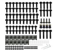 Tool Box Motorcycle Accessorie Custom Fairing Screw Bolt Windscreen Screws For Kawasaki Z750 Z900 Z1000 Z800 For Versys 650 Er6n(Black)