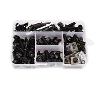 Tool Box Motorcycle Complete Full Fairing Bolts Kit Clips Screws Washer Fastener For CRF 450R 250X 450X 230F XR 230 250 400(Black)