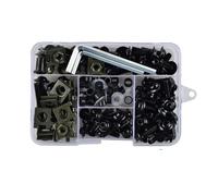 Tool Box Motorcycle Fairing Bolts Kit CNC Screws Nut For CBR600RR CBR900RR CBR929RR CBR1000RR CBR 600RR 900RR 929RR 1000RR 600(Black)