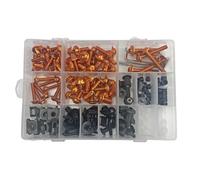 Tool Box Motorcycle Fairing Bolts Kits Screws Bodywork Speed Nuts Bolt For Ducati 848 EVO 1098 1198 1098S 1098R 1198S 07-13 200x(Orange)