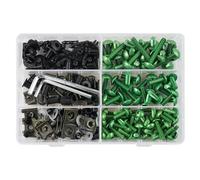 Tool Box Motorcycle Fairing Screws Set For Versys 650 For Ninja 650R 1000 Z750 Z1000 ZZR600 ZX6R ZX7R ZX9R ZX10R ZX12R ZX14R(Green)