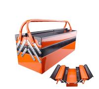 Tool Box Organizer | 3 Layer Tool Box | Thickened Metal Tool Box | Three Layer Folding Storage Box Hardware | Organization