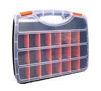Tool Box Organizers Small Parts Organizers for Fasteners Parts and with Removable Dividers Hardware Accessories Adjustable Divider Toolbox for Craftsmen