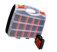 Tool Box Organizers Small Parts Organizers for Fasteners Parts and with Removable Dividers Hardware Accessories Adjustable Divider Toolbox for Craftsmen