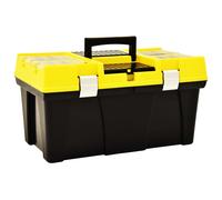 Tool Box Plastic Yellow Organisers Storage Assortment Cases Boxes vidaXL