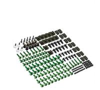 Tool Box Screws Fairing Bolt Nut Kit For Kawasaki Z1000 Z250 Z400 Z650 For Ninja 250R 300 500 650 ZX10R ZX14R 6R 7R 9R Z750 Z1000(Green)