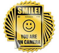Tool Box Stickers Smile! You are On Camera Funny Sticker 10 Pcs Bumper Sticker Funk Around and Find Out Sticker(12X18CM)