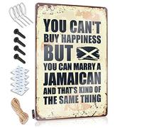 Tool Box Stickers You Can't Buy Happiness But You Can Marry A Jamaican Sign Funny Sticker Stickers for Your Car(20X30CM)