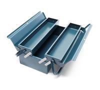 Tool Box with 3 Compartments Made of Cold Rolled Steel 420 x 200 x 160 mm