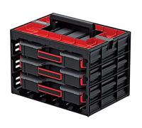 Parts Storage Organiser Tager Case DIY Compartment Cabinet Screws Carry Tool Box