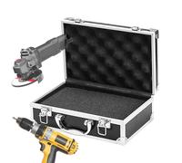 Tool Box with Handle - Aluminum+PP+Sponge 500g | Universal Portable Tool Box, Square Storage Organizer Liner | Jewelry, Watches, Cosmetics