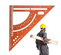 Tool Carpenter's Square, Aluminium Alloy Ergonomic Carpenter's Triangle Scale - Combined Frame and Carpenter's Square - For DIY Professionals Craftsmen Women