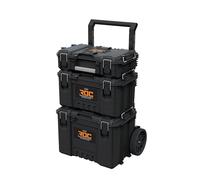 Tool Cases Set Tool Boxes Set 110-litre up to 80 kg Black Keter