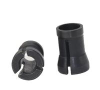 Tool Clamp Component 3pcs/Set High Precision Adapter Collet, 6mm/6.35mm/8mm Chuck Clamp Head, for Trimming Machine
