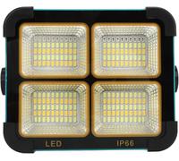 Tool Compatible with 100W 10000LM Super Bright LED Work Solar Light IP66 Waterproof Rechargeable Portable