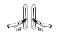 Tool Compatible with 4.5 inch Motorcycle Fog Light Holder 4-1/2" Turn Signal Bracket Auxiliary Lighting Compatible with Street Glide FLHX Frame Parts 06-13(Style 7)
