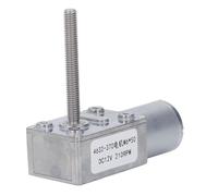 Tool Compatible with DC Reduction Motor, DC Gear Motor 12V M6 X 50mm Reversible DC Reduction Motor Vertical Output Shaft Aluminum Alloy Brass for Compatible with Window Opener, Mounts (150RPM)(210RPM)