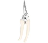 Tool Compatible with Stainless Steel Pruning Shears Soft Grip Garden Pruning Shears Stainless Steel Hand Tool with Lock Ivory Handle Bypass Pruners for Bonsai Cutters