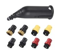 Tool Compatible with Steam Cleaner Extension Nozzle Head Small Round Brushes Brush Kits Compatible with Karcher SC Series SC1 SC2 SC3 SC4 SC5 Parts Accessories