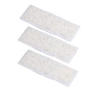 Tool Compatible with Washable Wet Dry Mopping Pad Cloth mops Compatible with iRobot Braava Jet 240 241 Robot Sweeping Vacuum Cleaner Damp mop rag Parts Kits(9pcs White)