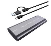 Tool Complimentary Aluminum Hard Operate Case Double Manner METER.2 NVMe Port Agreement USB 3.1 Gen1 Fast Data Transfer Speed Stake Single Cable Plan for Storage Search Engine Single Data Power Cable