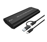 Tool Complimentary Aluminum Hard Operate Case Double Manner METER.2 NVMe Port Agreement USB 3.1 Gen1 Fast Data Transfer Speed Stake Single Cable Plan for Storage Storage Hard Wearing Metal Case