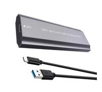 Tool Complimentary Aluminum Hard Operate Case Double Manner METER.2 NVMe Port Agreement USB 3.1 Gen1 Fast Data Transfer Speed Stake Single Cable Plan for Storage Storage Hard Wearing Metal Case