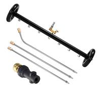 Tool Daily 24 Inch Dual-Function Undercarriage Pressure Washer with Adapter Compatible with Karcher K2 K3 K4 K5 K6 K7, Under Car Washer with 3 Extension Wands, 1/4" Quick Connect, 7 Nozzles, 4000 PSI