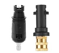 Tool Daily Adjustable Pressure Washer Nozzle with Adapter for Karcher K Series K2 K3 K4 K5 K6 K7, Rotating Jet Wash Nozzle with 1/4 Inch Quick Connect, 2.5 GPM, 3000 PSI
