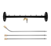 Tool Daily Dual-Function Undercarriage Cleaner, 24 Inch, Water Broom for Pressure Washer with 7 Nozzles, Under Car Washer Attachment, 3 Pcs Extension Wand, 4000 PSI