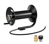 Tool Daily Pressure Washer Hose Reel 300 FT, Heavy Duty Steel Hose Reel for Power Washer, 3/8" Hand Crank, 4000 PSI