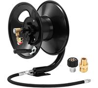 Tool Daily Pressure Washer Hose Reel, Heavy Duty Steel 30M Hose Reel for Pressure Washer