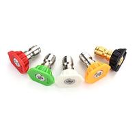 Tool Daily Pressure Washer Spray Nozzle Tips Multiple Degrees, 1/4 inch 5-Pack (2.5 GPM)