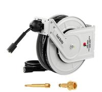 Tool Daily Retractable Pressure Washer Reel 60FT x 1/4", Adapters for K2-K7