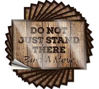 Tool Decal Don't Just Stand There Bust A Move Funny Sticker 10 Pcs Garage Decor for Men Bar Accessories Man Cave(6X9CM)