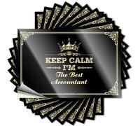 Tool Decal Keep Calm I'm The Best Accountant Stickers Decals for Cars Truck Stickers for Men(8X12CM)