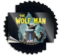 Tool Decal The Wolf Man Breaks Through The Wall Stickers 10Pcs Funny Bumper Sticker Stickers for Car(6X9CM)