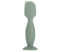 Tool - Diaper Cream Spatula, Safe Soft Silicone Applicator, Smooth Ointment Spreading Results, Suction Cup Standing Base Support, Top Nursery Accessory, Standard Size Pastel Blue