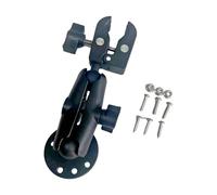Tool Easy Installation Motor Stabilizer Mount Anti Slip Base Adjustable Arm Trolling Motor Bracket for Flat Bottom Boats Anti Slip Rubber Pad Bracket