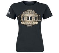 Tool Eye Geo Glow Women T-Shirt Black L, 100% Cotton, Regular