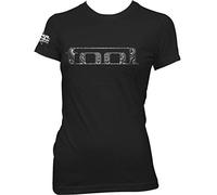 TOOL 'Eyes Logo' (Black) Womens Fitted T-Shirt (x-Large)