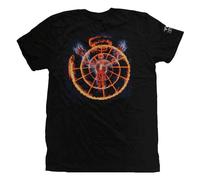 Tool Flame Spiral T-Shirt in Black | Size: Large Tool Black L