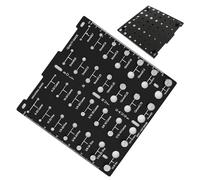 Tool for Checking Threads, Tester for Metric and Inch Thread Sizes, Screw Measuring Ruler, for Construction, Sanitary Engineering, Maintenance, Household and