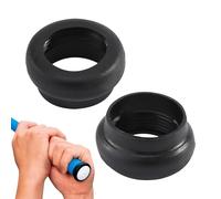 Tool for Grip Alignment, Training Device for Swing Alignment, Pack of 2 Golf Grip Upper Non-Slip Rings, for Golfers, Adults, Men, Women, Beginners, Outdoor, Green, Exercise, Backyard Drivi
